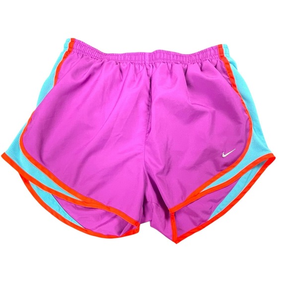 Nike Pants - Nike Dri Fit Running Shorts Womens Medium Purple Lined Athletic Workout Colorful
